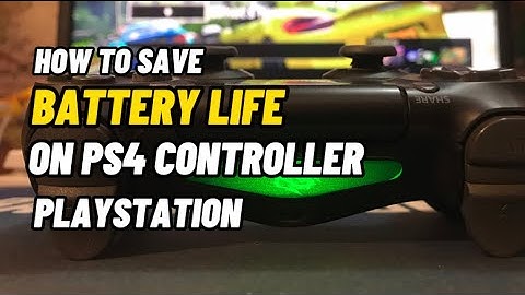 How To Get Maximum Battery 🔋 Life On Your PS4 Controller Save Battery Life