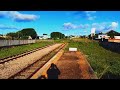 RN Cbtu Passagem Do Estação Mirim-Ceara No Nível Trem De Cruzamento Vlt's C031 Buzina Na Natal 📢 