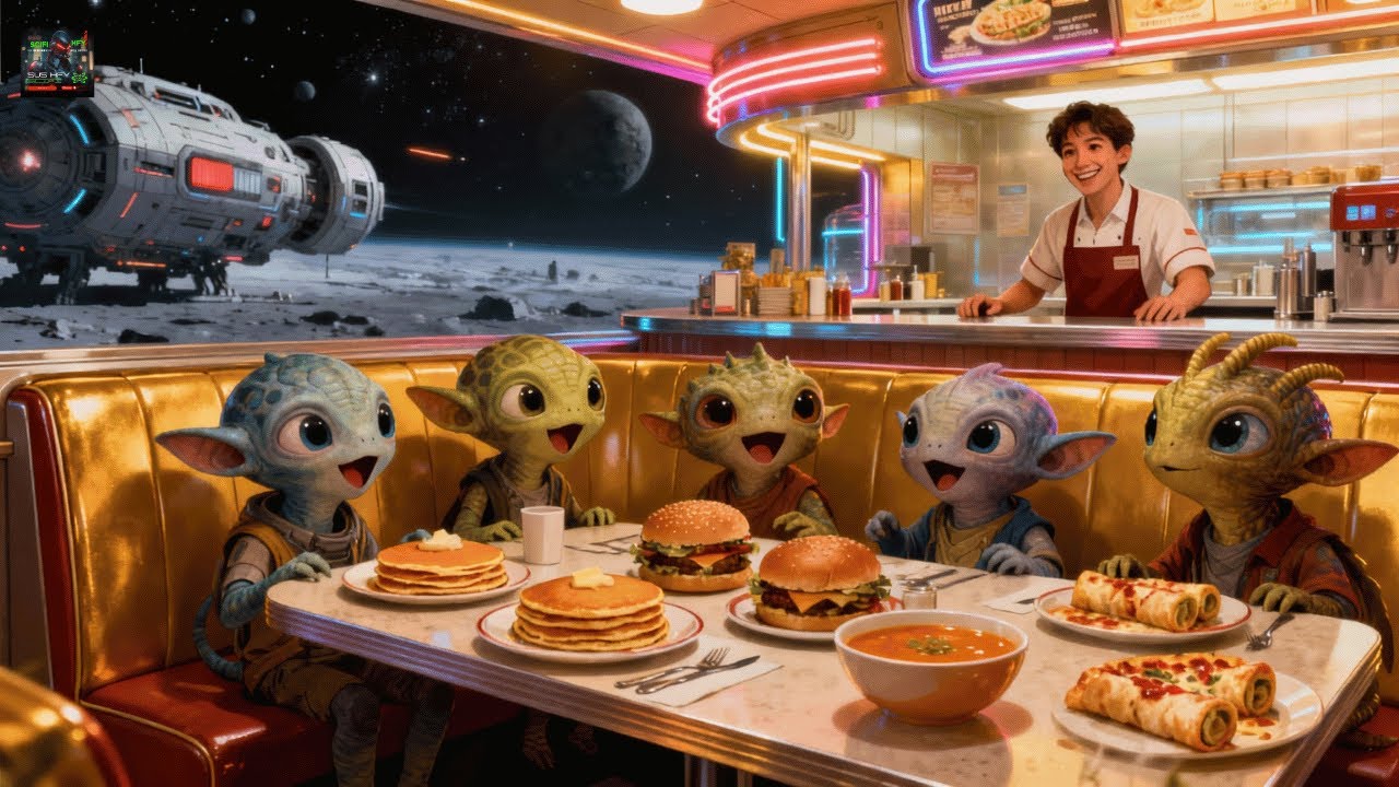 Alien Cubs Try Human Food for the First Time |  SUS HFY Story