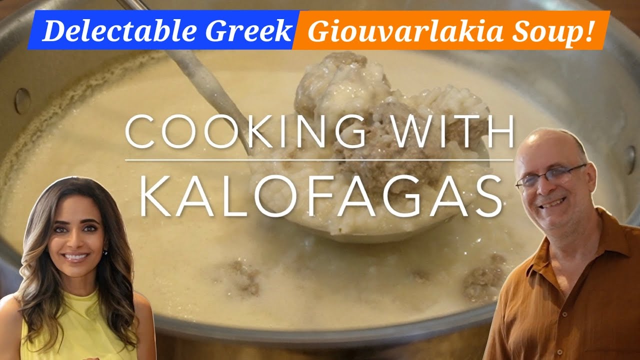 Easy-to-Make Delectable Greek Giouvarlakia Soup (ΓιουβαρλάκιαΑυγολέμονο)!