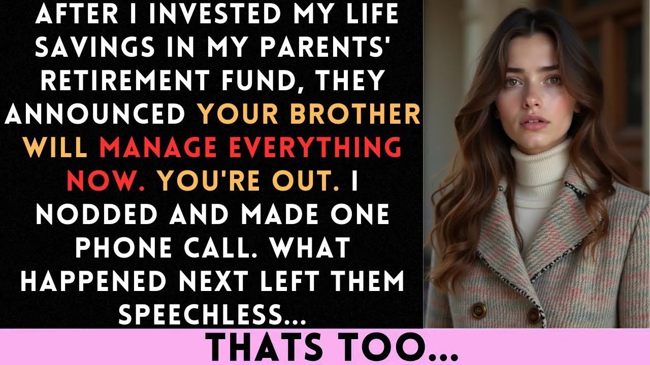 We're Removing You From The Family - Your Brother Deserves Everything They Said After I Funded...