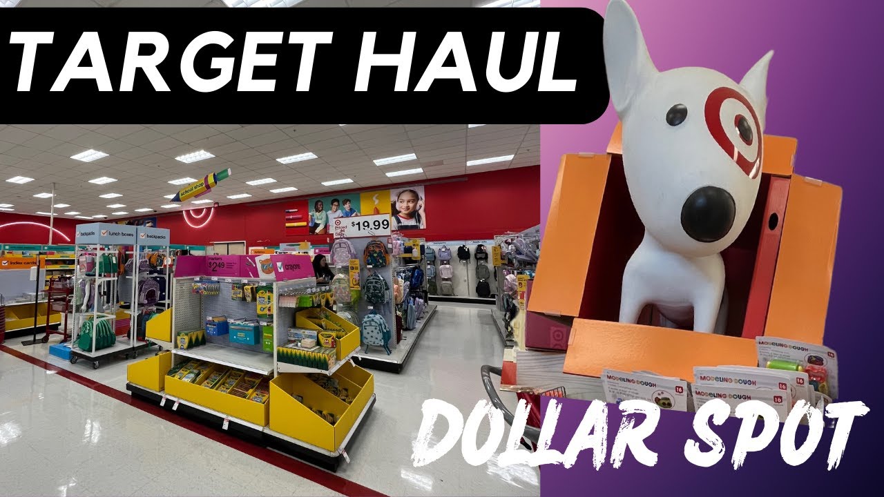 Target_Back to School 2023/Dollar Spot Shop with me