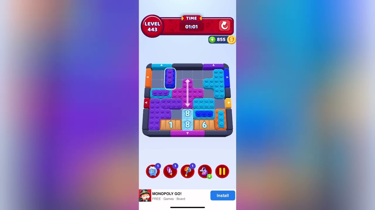 Color Block Jam Level 443 Solution Walkthrough - YouTube