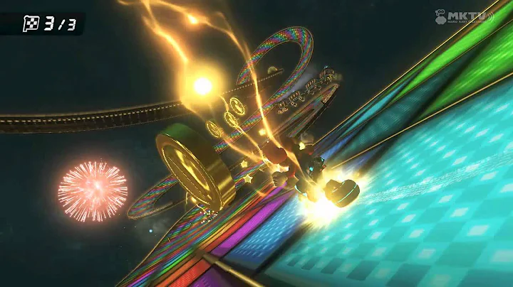 MK8 - Rainbow Road 1 - Rex and Shelley