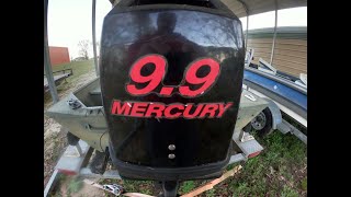 2001 9.9HP Mercury Carb Cleaning