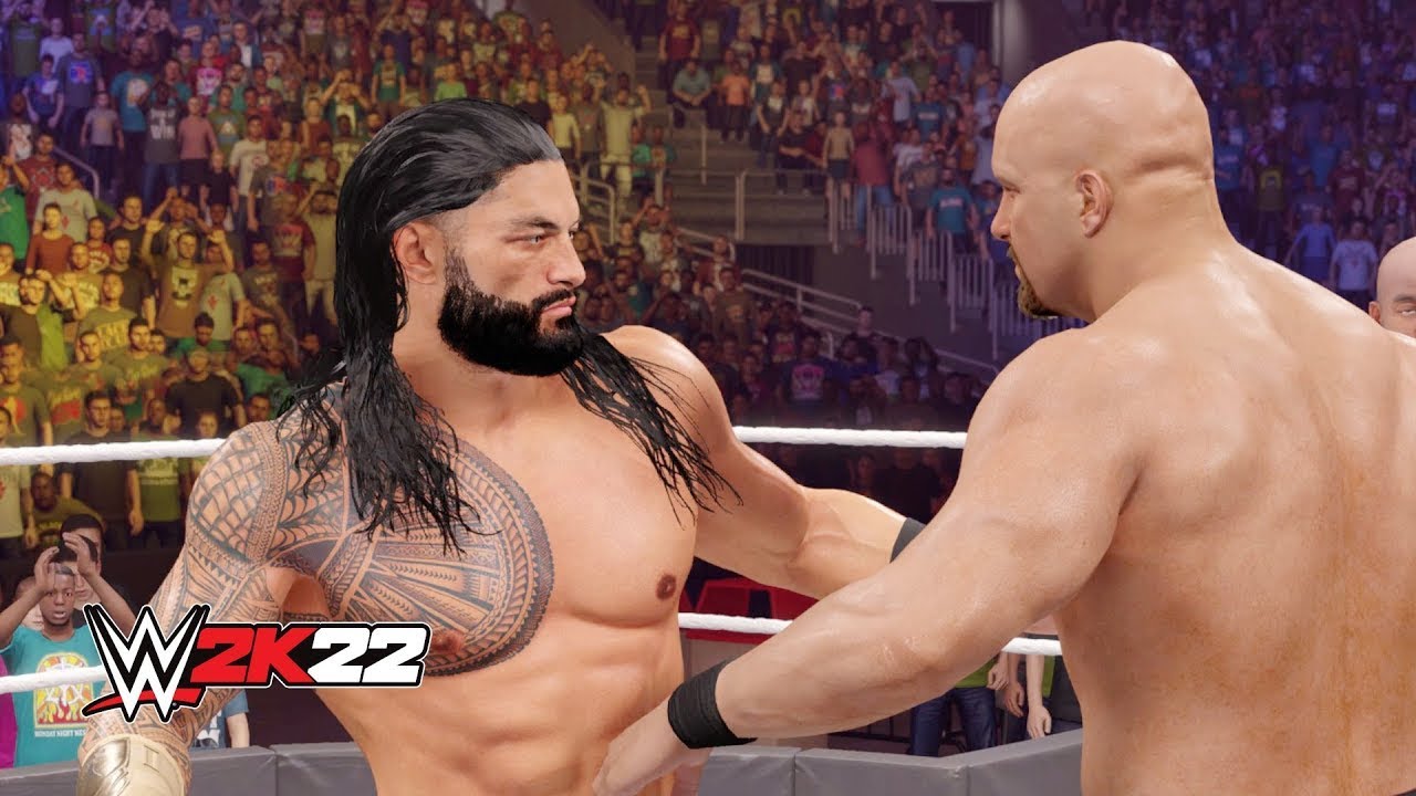 ROMAN REIGNS VS STONE COLD STEVE AUSTIN / SIMGLE MATCH / Sidhu Gaming Sv | 