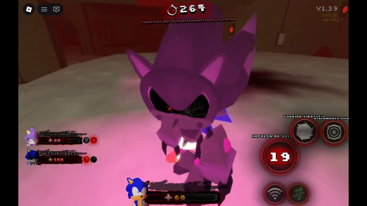 Roblox Sonic.exe disaster en un moustruo parte 2