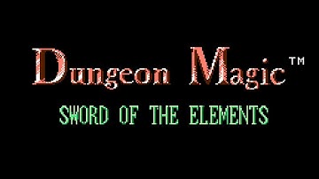 Dungeon Magic: Sword of the Elements (Taito, 1990) - NES Gameplay