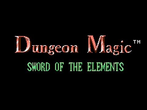 Dungeon Magic: Sword of the Elements - NES Gameplay