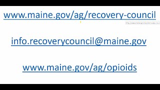 Meeting of the Maine Recovery Council's Governance Committee October 24, 2025