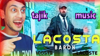 Baron - Lacoste music video | Tajik music song 2022 | ری اکشن به موزیک های تاجیکستان