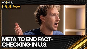 Mark Zuckerberg Announces Meta Will End Fact-Checking Program in the U.S | World News | WION Pulse