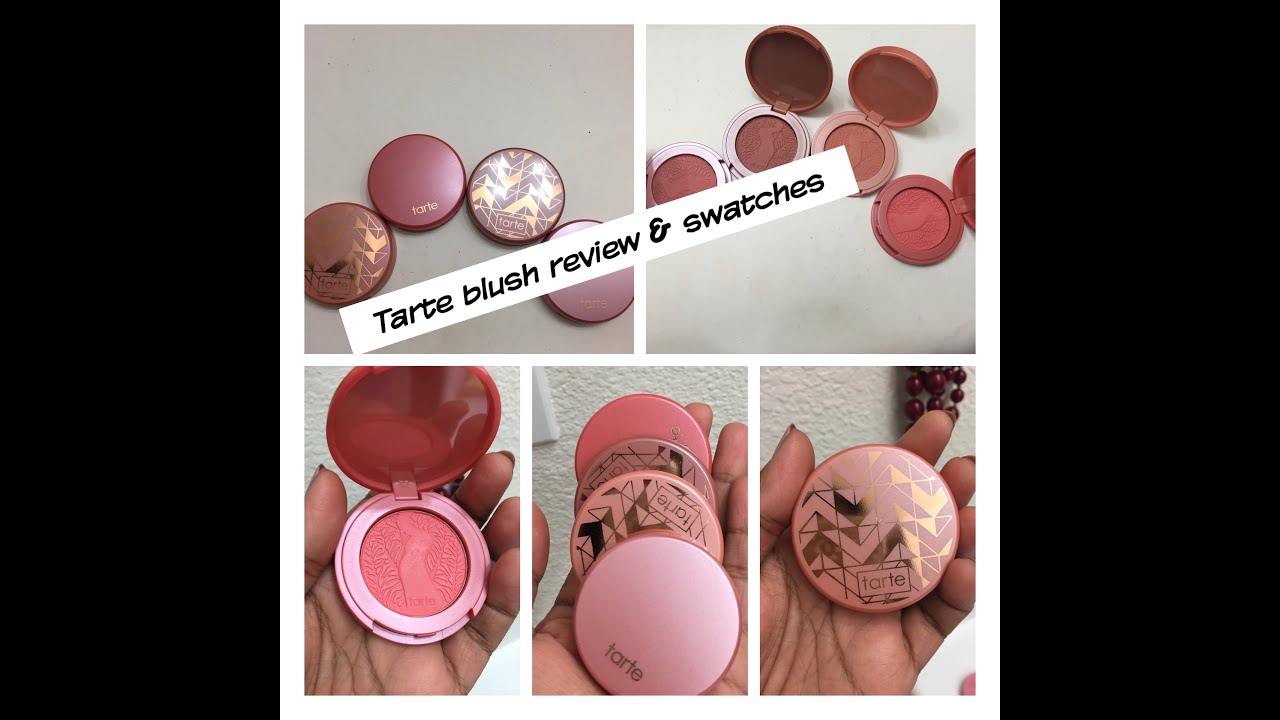 Tarte Blushes, Tarte Bush holiday set 2015 - Review,Demo & Swatches
