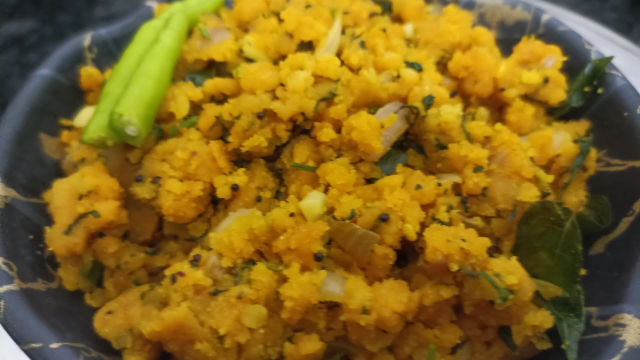 Besan ki sabji | zunka | Maharashtrian zunka | pyaz besan ki sabji ...
