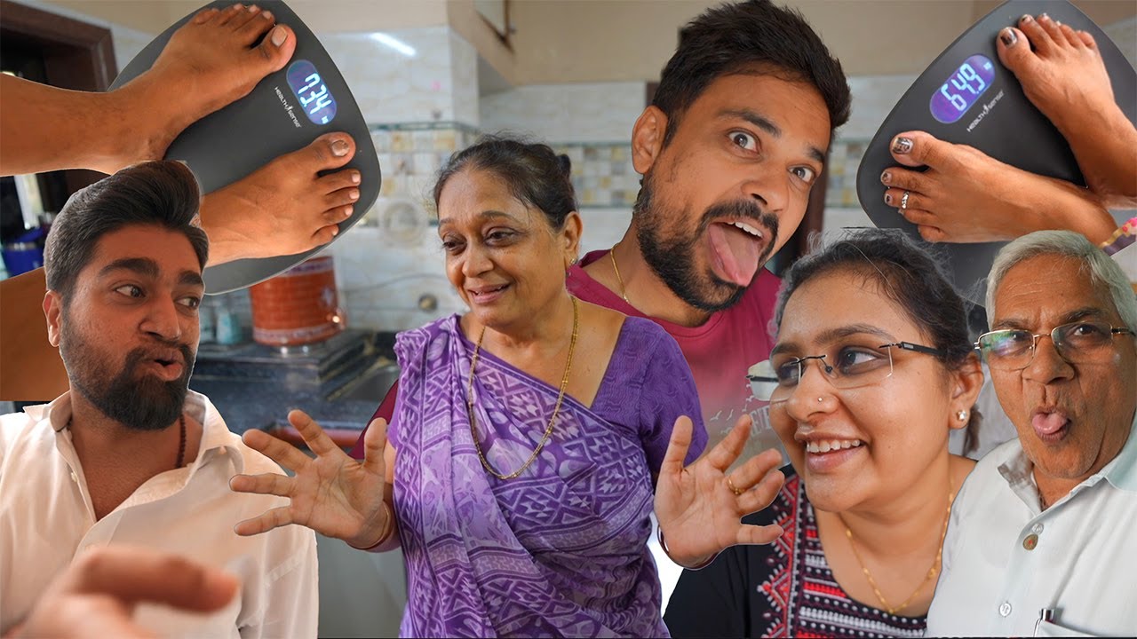 aaj weight loss hone vala hai ghar mein ! Sarika ko kam kar ne ke liye hi laye hai.