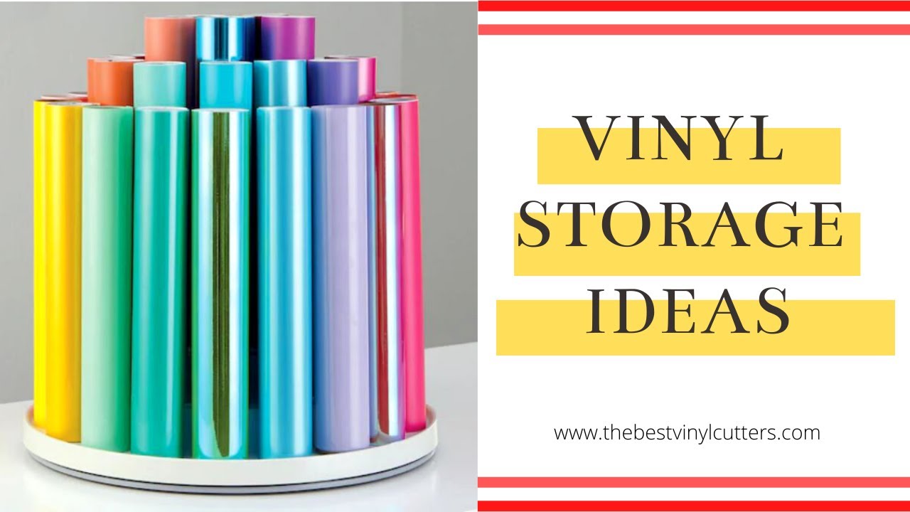 Cricut vinyl rolls storage solution- This was very popular over on