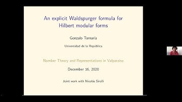 Gonzalo Tornaría - An explicit Waldspurger formula for Hilbert modular forms
