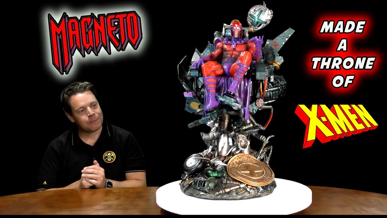 XM Studios Magneto on Throne 1/4　マグニート MAGNETO 1/4 Scale Statue (Comics Version) by XM STUDIOS