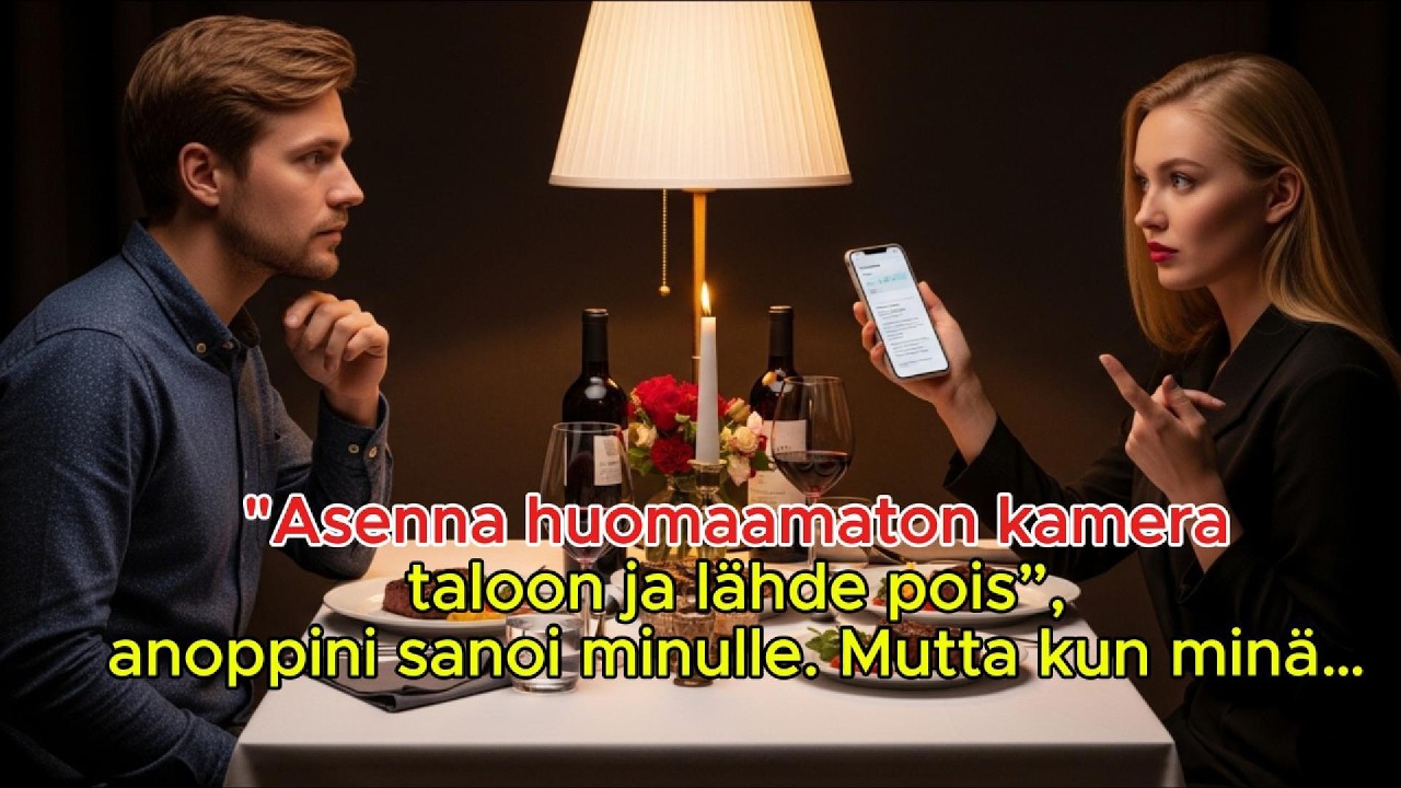 Asenna huomaamaton kamera taloon ja lähde pois”, anoppini sanoi minulle. Mutta kun minä…