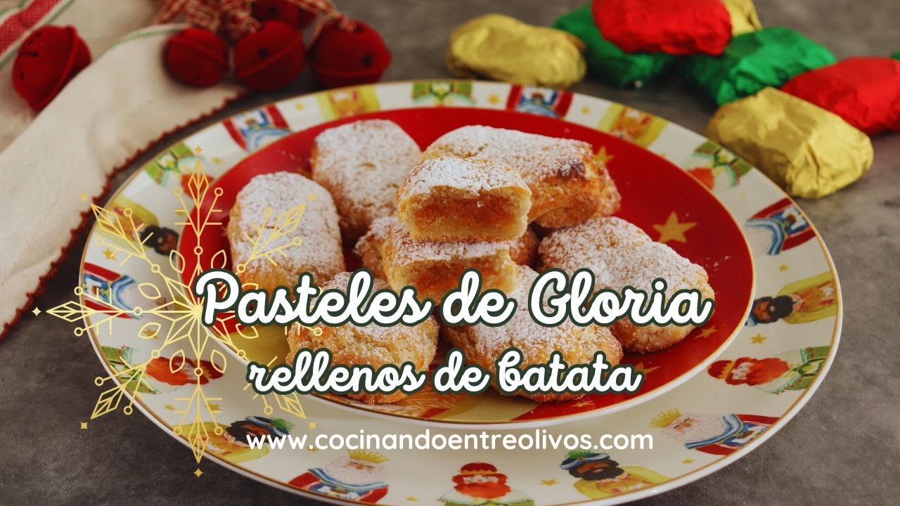 Pasteles de Gloria rellenos de batata I Dulce tradicional Navidad