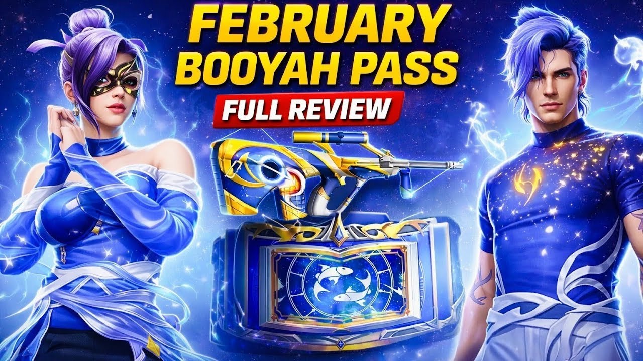 February Booyah Pass Worth It or Waste? | Free Fire Stellar Sea Review 