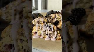 Lemon Blackberry Earl Grey Scones - RECIPE IN DESCRIPTION