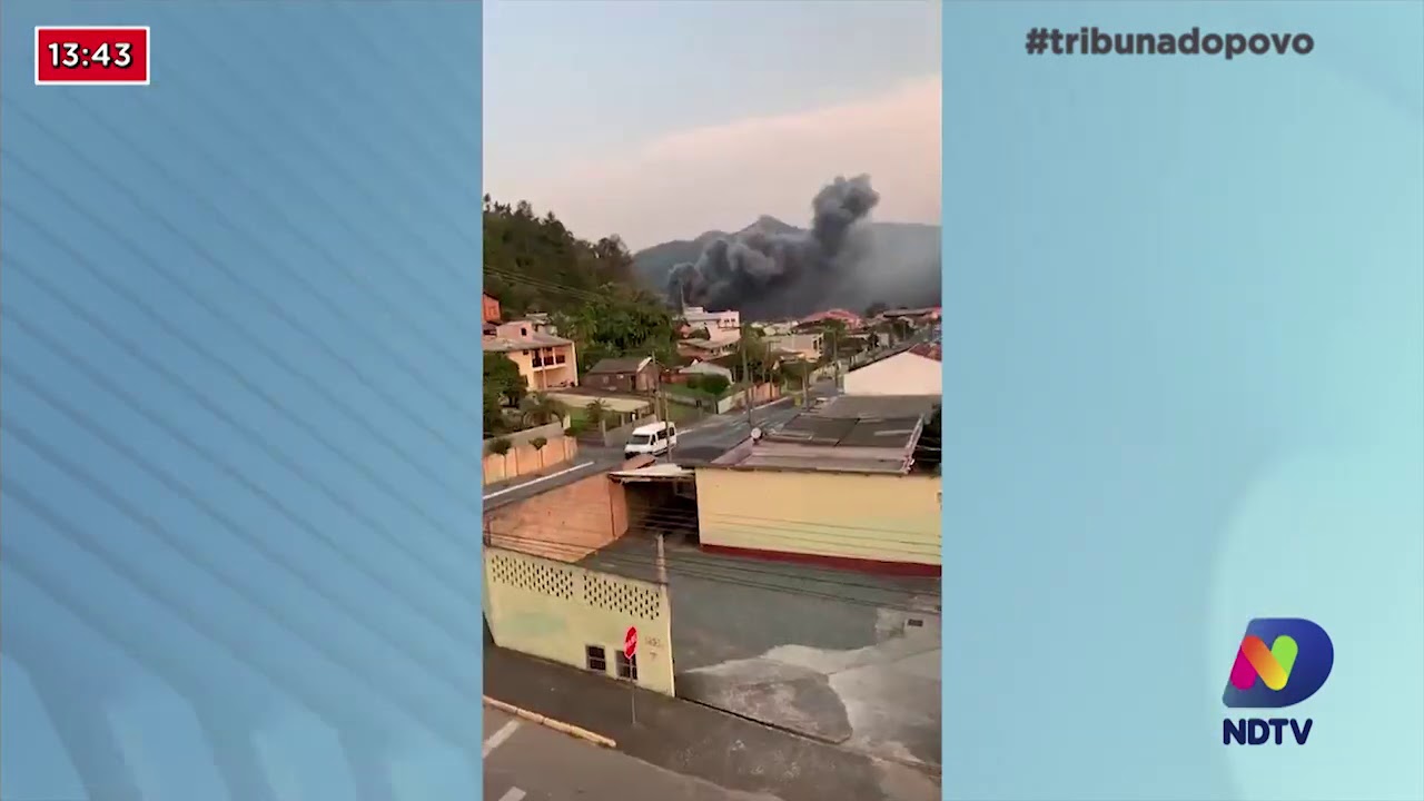 Jaraguá do Sul Incêndio atinge fábrica de estofados