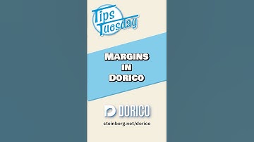 Page margins and music frame margins #TipsTuesday #Dorico #Steinberg #musicnotation