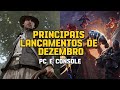 Principais LANÇAMENTOS de jogos em dezembro 2024 - PC | PLAYSTATION | SWITCH | XBOX