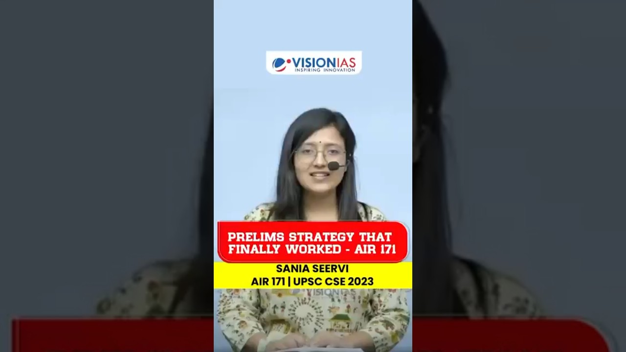 Prelims Strategy That Finally Worked | AIR 171