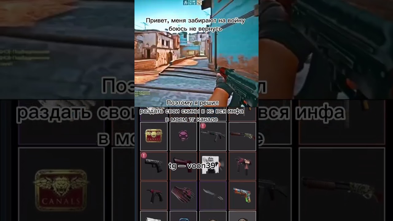 Отдам скины в кс 