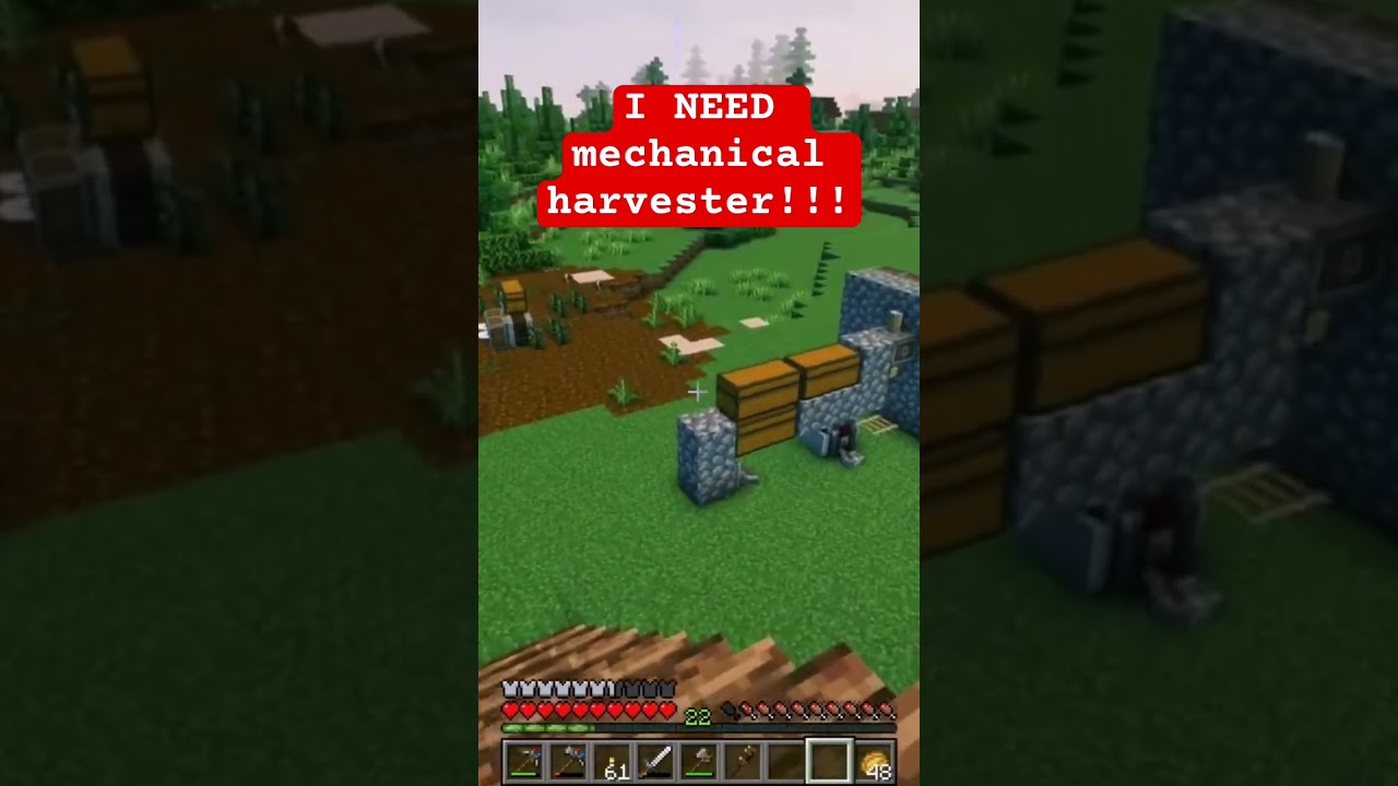 I NEED mechanical harvesters!!! 
