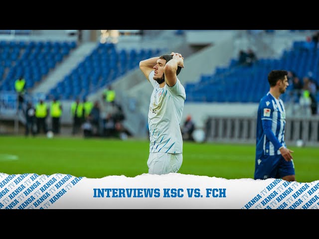 🎤Interviews nach dem Spiel gegen den Karlsruher SC | 2. Bundesliga⚽