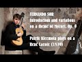 Sor Introduction And Variations On A Theme Of Mozart Op 9 Played On A René Lacote 1839 