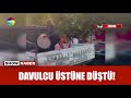 Düğün konvoyunda ''davulcu'' kazası