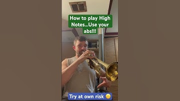 How to Play High Notes #trumpet #trumpetplayer #jazztrumpet