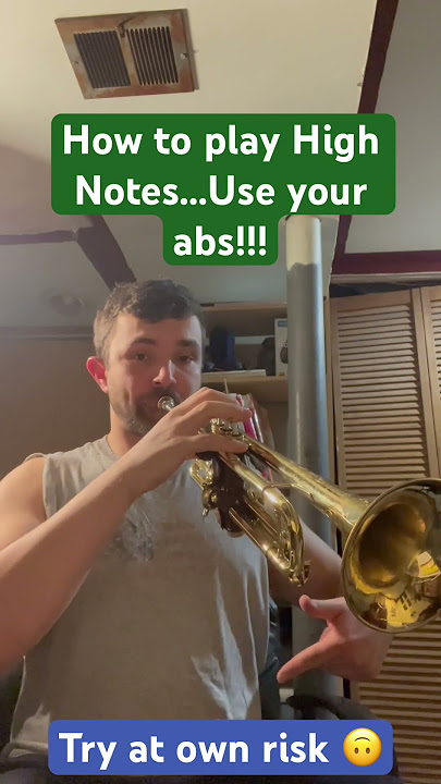How to Play High Notes #trumpet #trumpetplayer #jazztrumpet