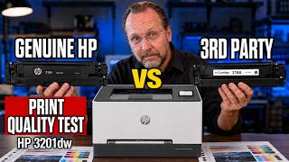 Genuine HP vs 3rd Party Toner: HP 3201dw Print Quality Comparison