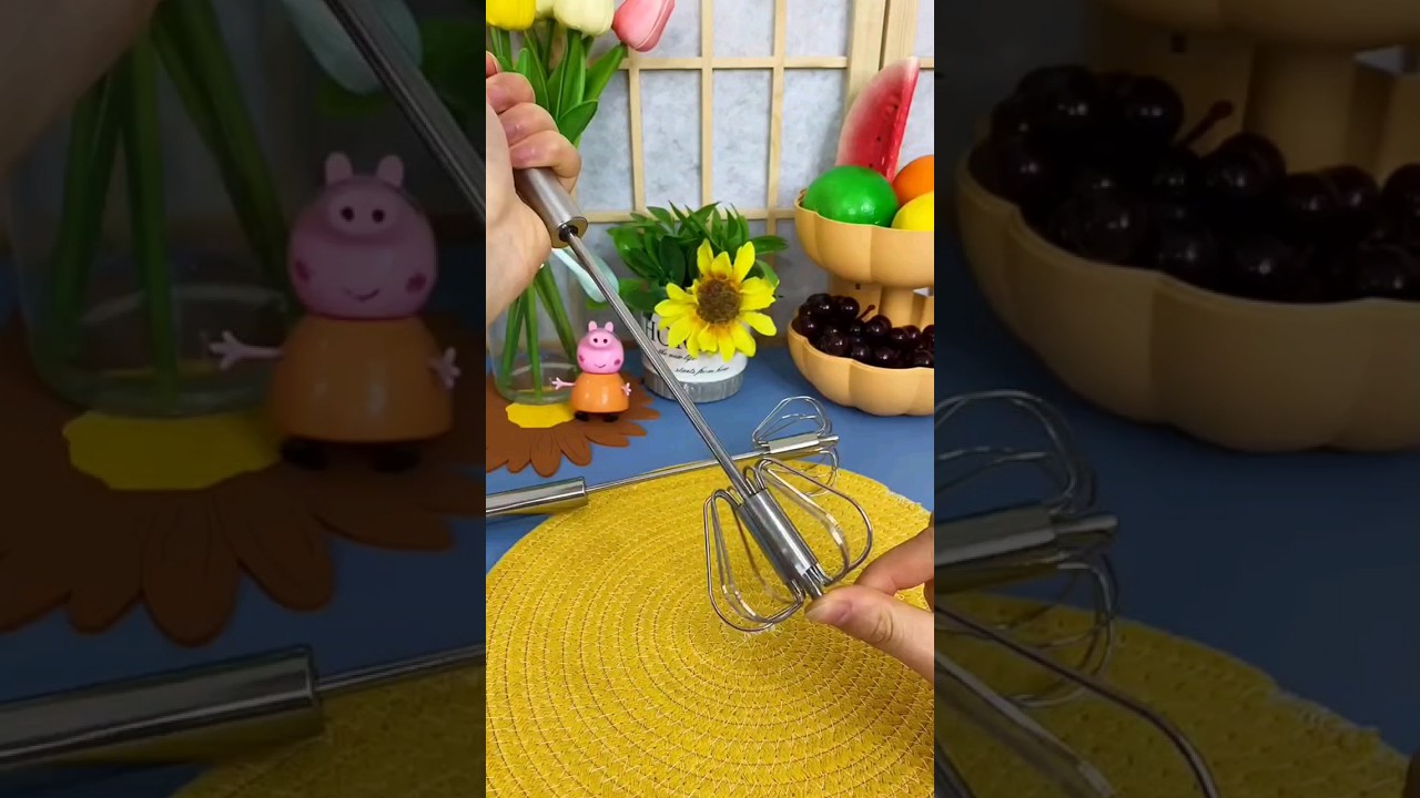 Hand Push Egg Beater | Hand Push Mixer | Kitchen Accessories Tools 