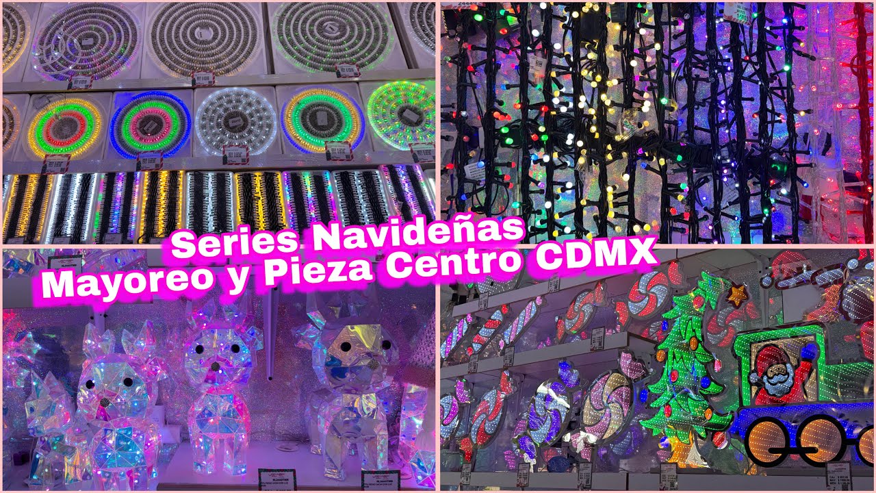Luces Navideñas por Pieza y mayoreo, cascadas y todo lo de SERIES CENTRO CDMX VIZCARRA