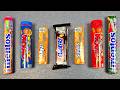 Satisfying Video Asmr Unboxing Rainbow Lollipop with Yummy Sweets Chocolate and candy Cutting