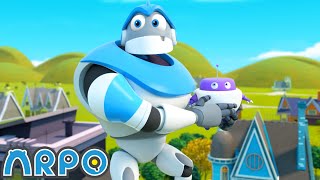 Smartcrib Babychase!!! + 60 Minutes of Arpo the Robot | Kids Cartoons | Playtime for kids