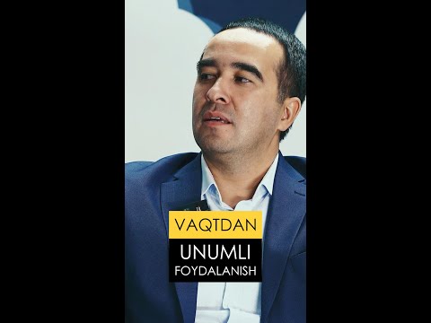 Video: Yozdan Qanday Qilib Unumli Foydalanish Kerak