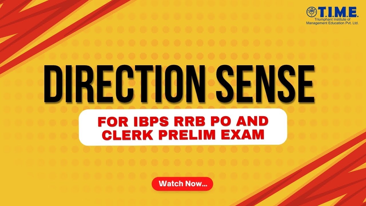 Direction Sense for IBPS RRB PO and Clerk Prelim Exam - YouTube