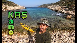 Kaşın Bakir Koylarına Kanoyla Ulaştım İnceboğaz - Çoban Koyu Dronla Havadan Goproyla Denizden