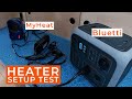 Teardrop Camper Heater Setup  |  MyHeat & Bluetti