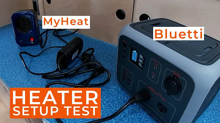 Teardrop Camper Heater Setup - MyHeat & Bluetti