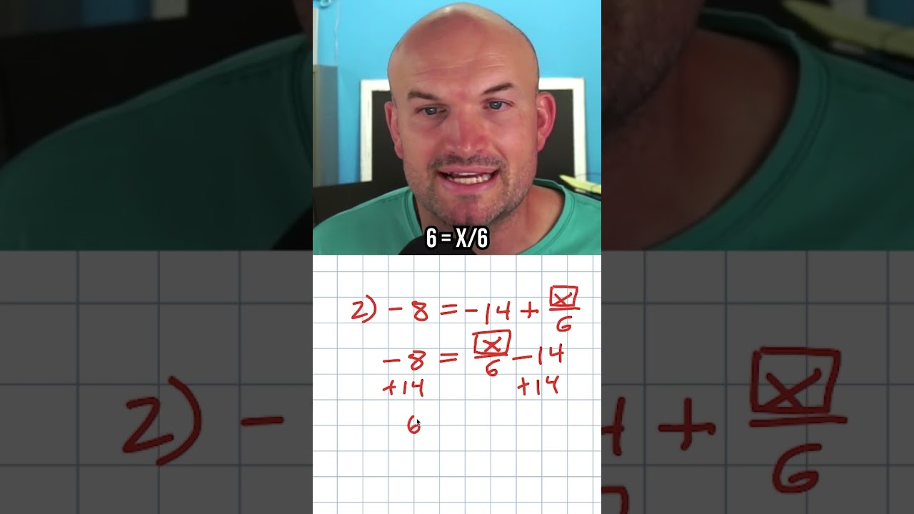 The Correct Way to Isolate x #algebra #mathtips