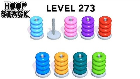 Hoop Stack Level 273 | Puzzle Game  | Complete Level
