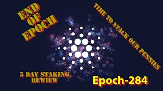 Cardano ADA Staking Rewards for Epoch 284